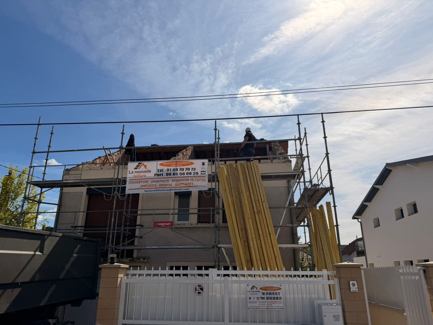 La nouvelle toiture - Réalisation toiture 2