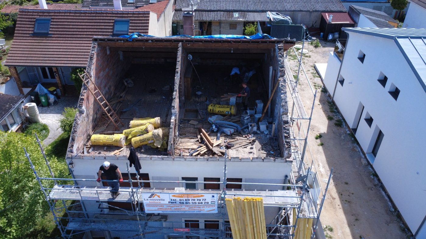 La nouvelle toiture - Réalisation toiture 3