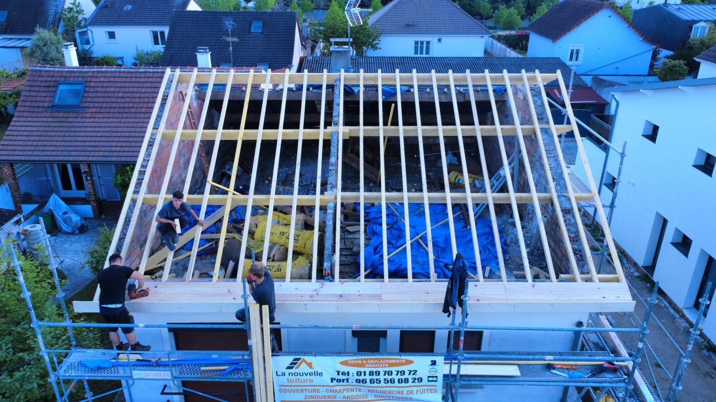 La nouvelle toiture - Réalisation toiture 14