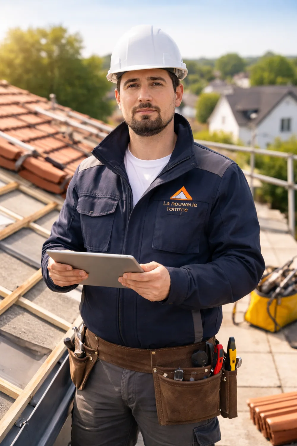 La nouvelle toiture - Équipe de couvreurs professionnels à Créteil