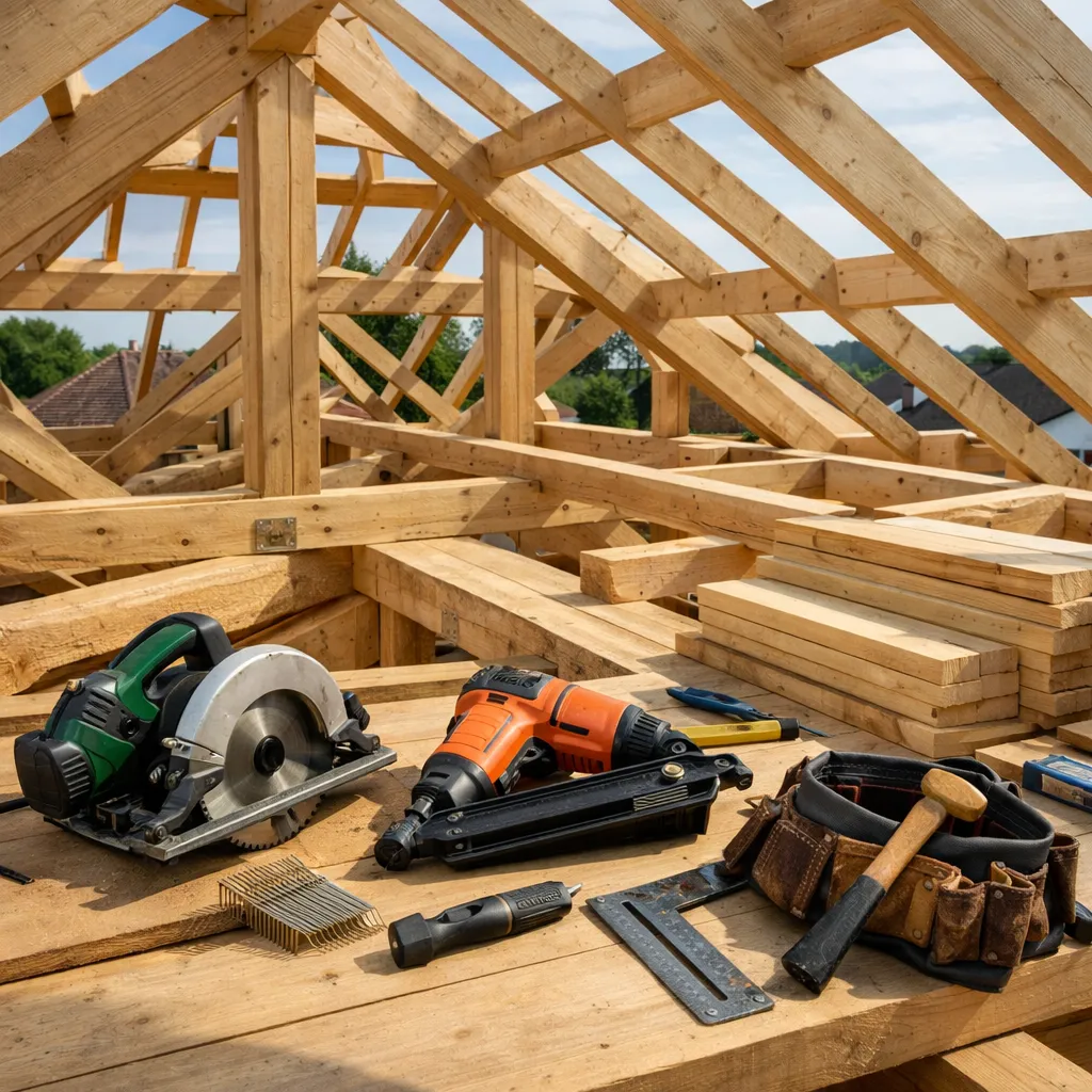 La nouvelle toiture - Charpente et structure bois