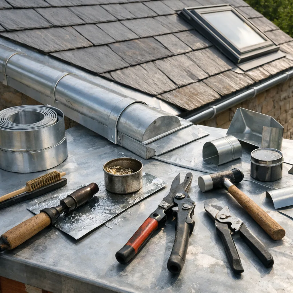 La nouvelle toiture - Zinguerie et finitions toiture