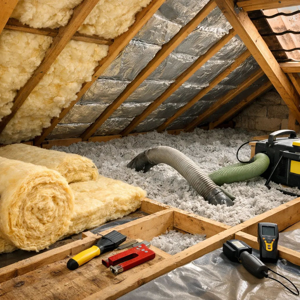 La nouvelle toiture - Isolation des combles et toiture